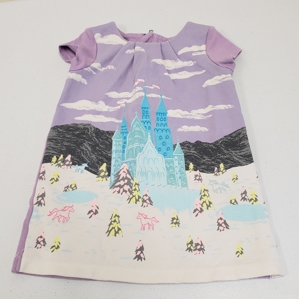 Oshkosh Girls Castle Unicorn Dress Size 2T